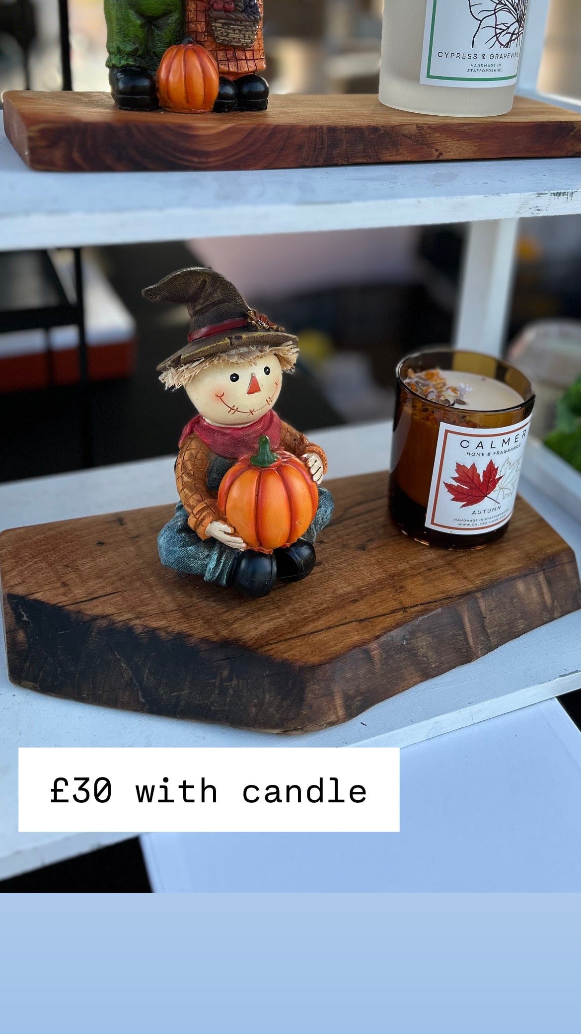 Handmade Pumpkin Scarecrow Displays