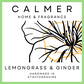 wax melt, calmer home fragrance, lemongrass and ginger